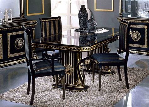 versace dining room set|versace dining table and chairs.